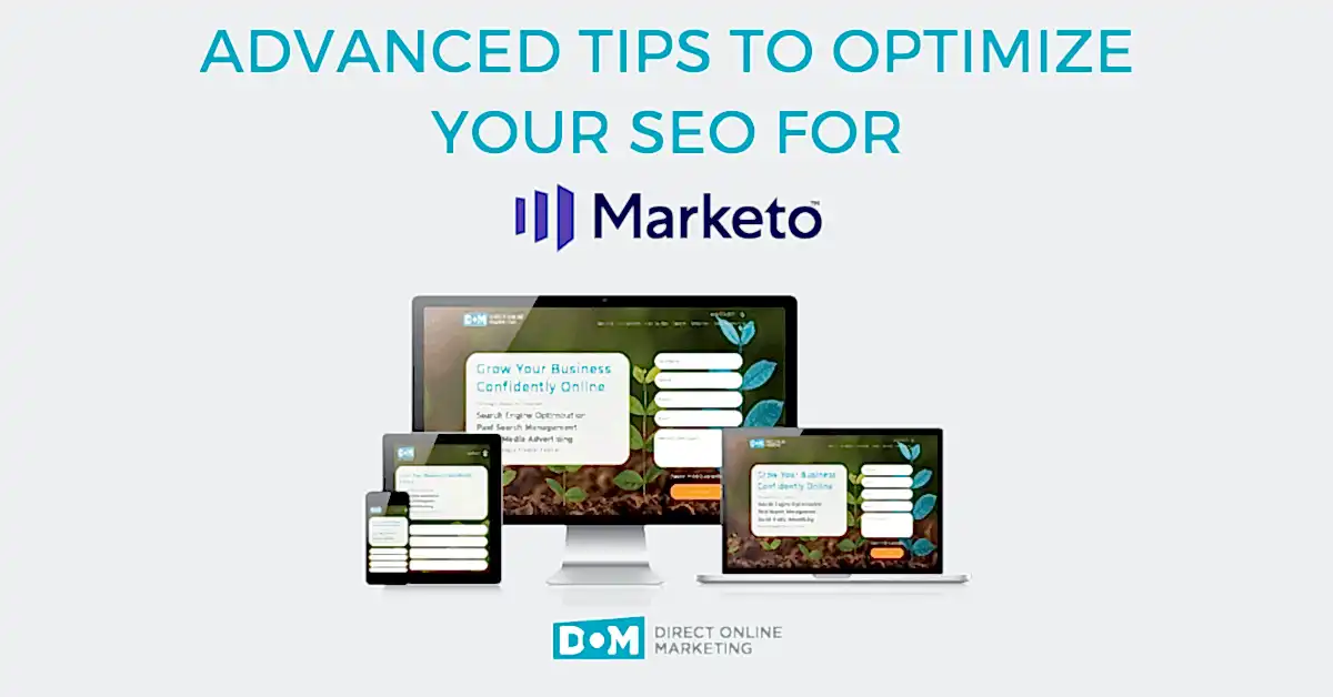 SEO for Marketo | Digital Marketing for Marketo | SEO Tips for Marketo Blog Graphic